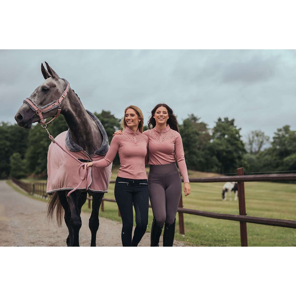Equestrian Stockholm Halfter & Strick Fur Rosa