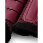 Equestrian Stockholm Gamaschen Fur Mesh Merlot