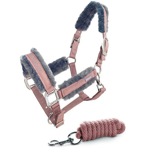 Equestrian Stockholm Halfter & Strick Fur Rosa