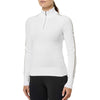 Equestrian Stockholm Knitted Zip Top Weiß