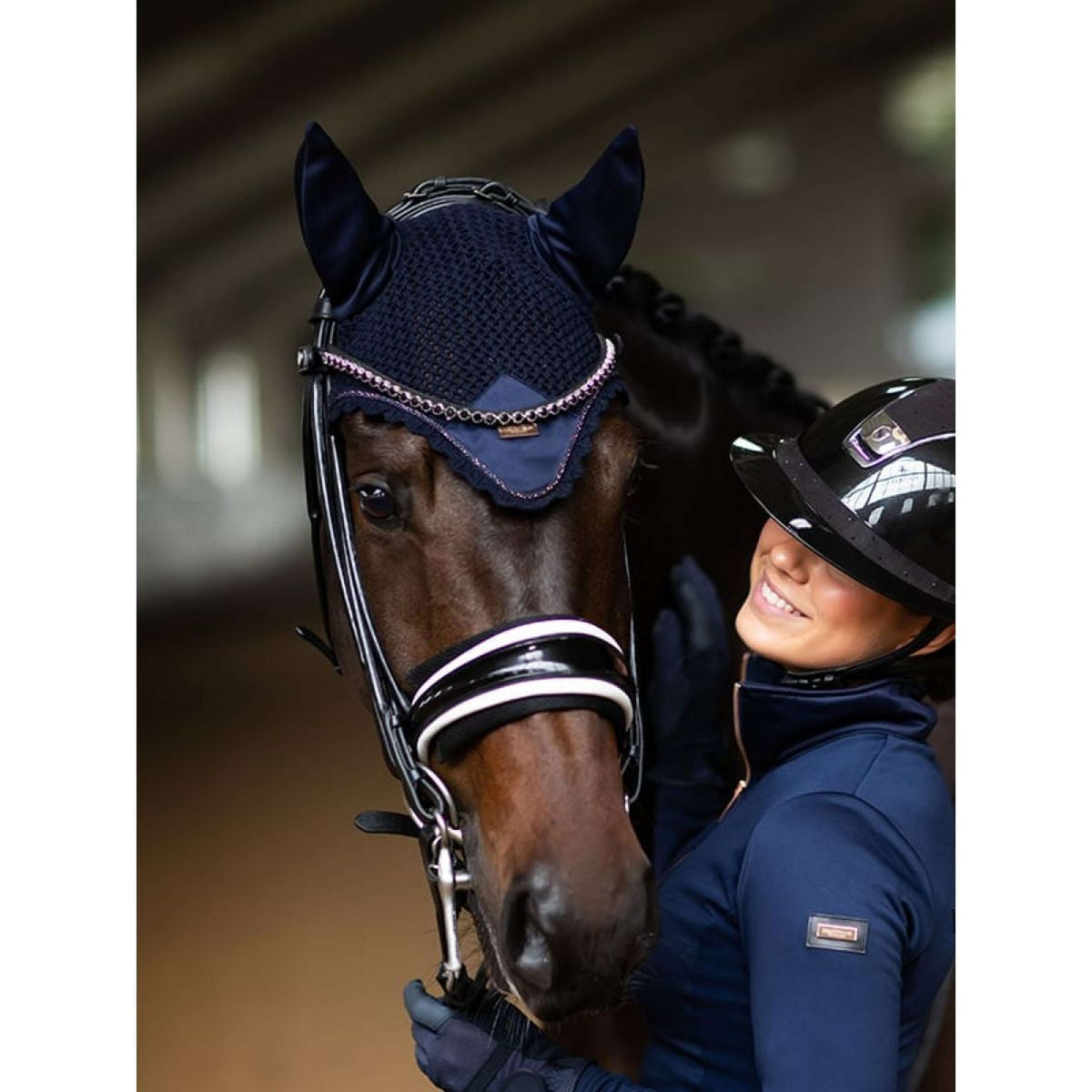 Equestrian Stockholm Fliegenhaube Modern Lagoon Blush