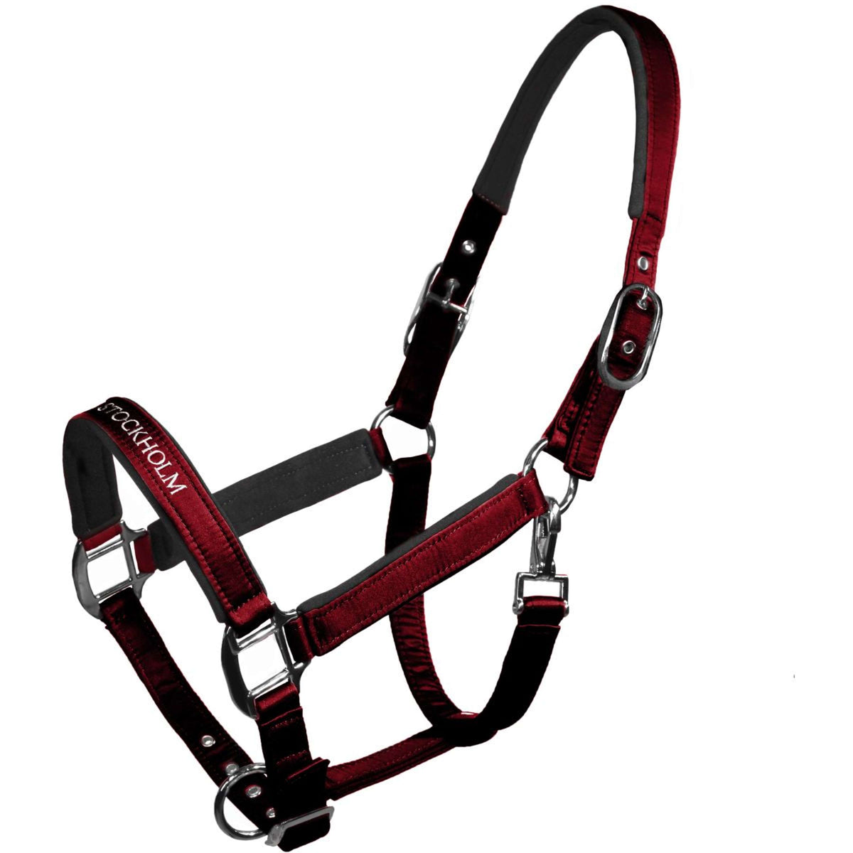 Equestrian Stockholm Halfter Line Bordeaux