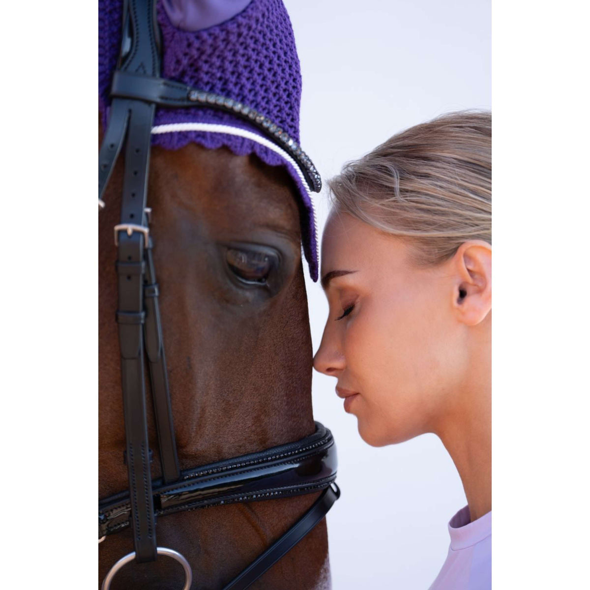 Equestrian Stockholm Fliegenhaube Lavendel