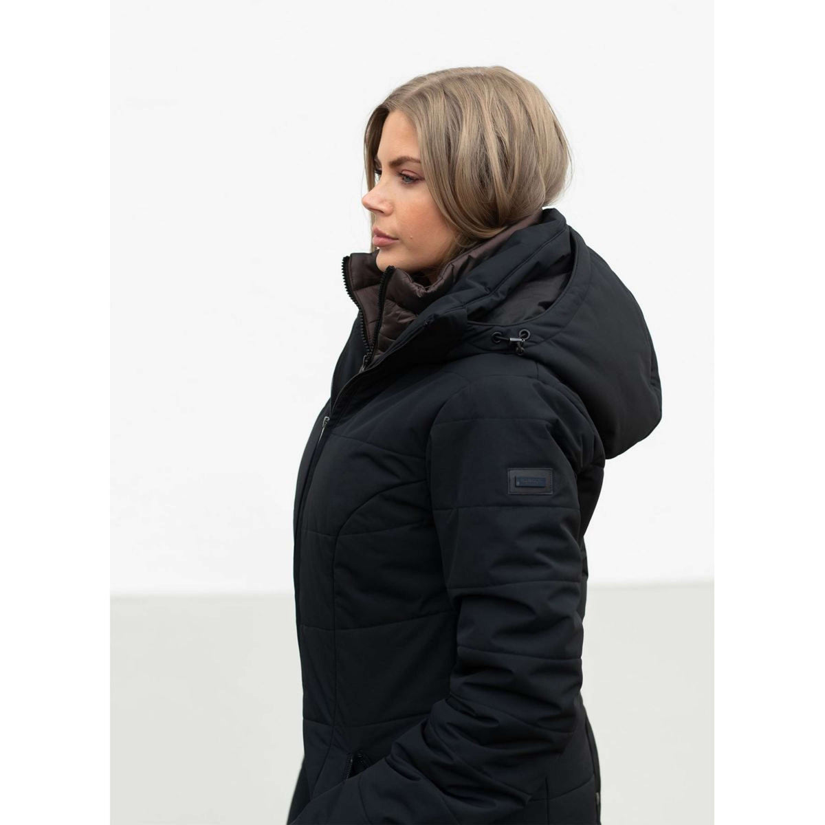 Equestrian Stockholm Winterjacke Denali Black Mocha