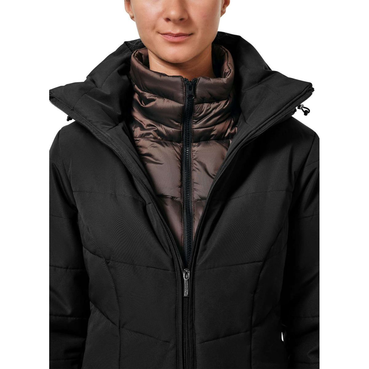 Equestrian Stockholm Winterjacke Denali Black Mocha