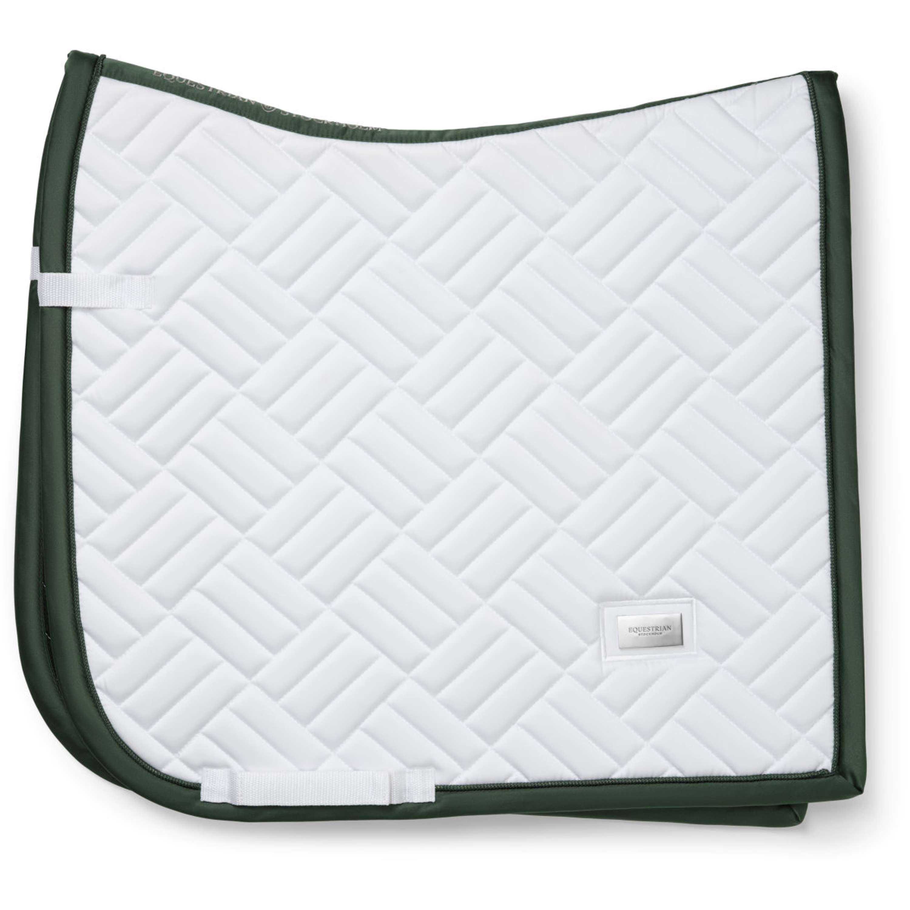 Equestrian Stockholm Schabracke Modern Dressur Weiß/Sycamore Green