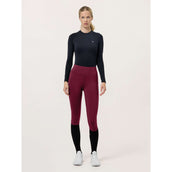 Equestrian Stockholm Reitleggings Movement Full Grip Merlot