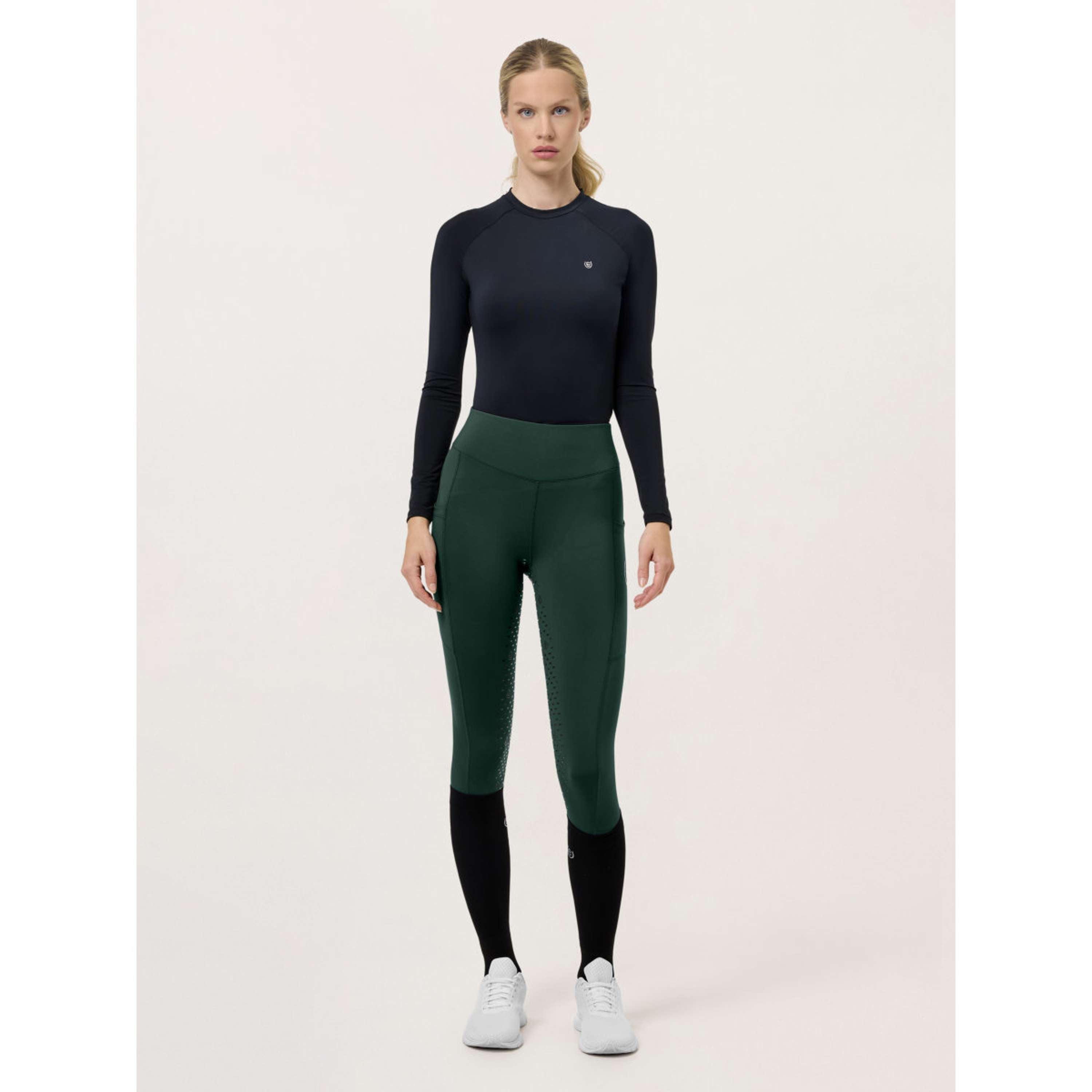 Equestrian Stockholm Reitleggings Movement Full Grip Sycamore Green