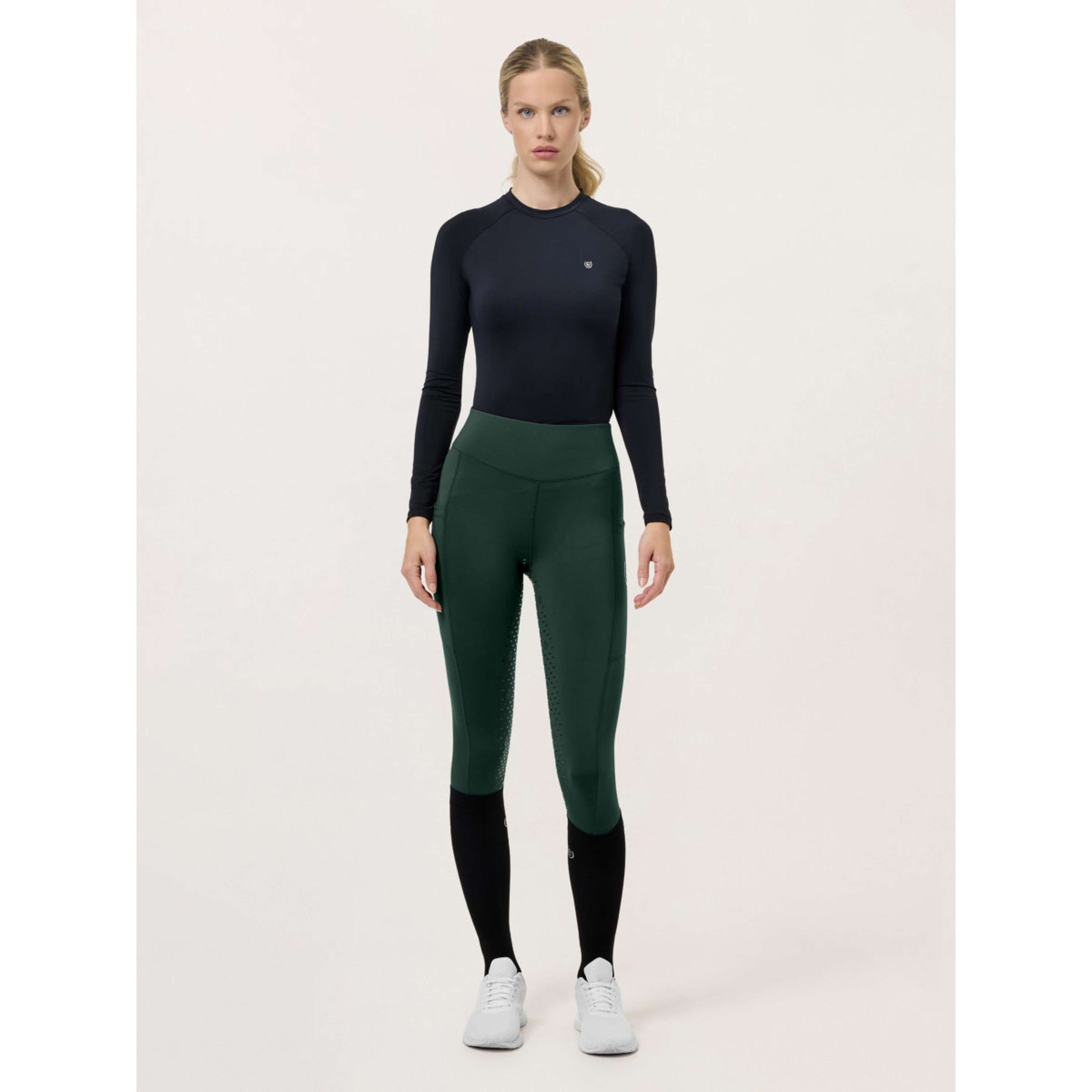 Equestrian Stockholm Reitleggings Movement Full Grip Sycamore Green