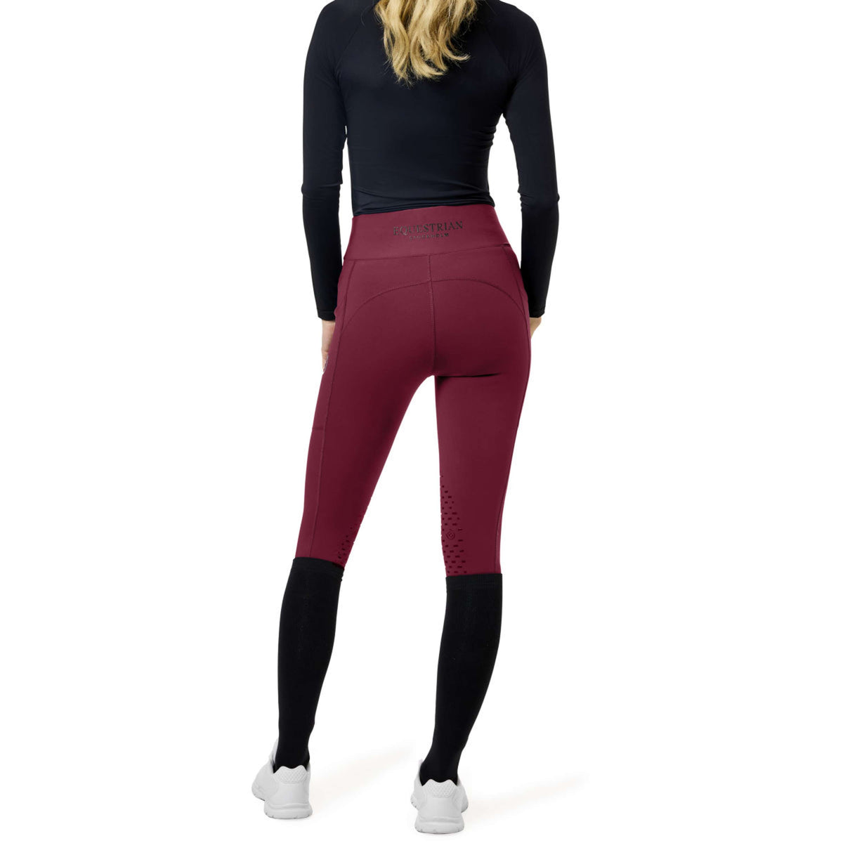 Equestrian Stockholm Reitleggings Movement Full Grip Merlot