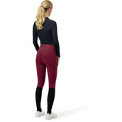 Equestrian Stockholm Reitleggings Movement Full Grip Merlot