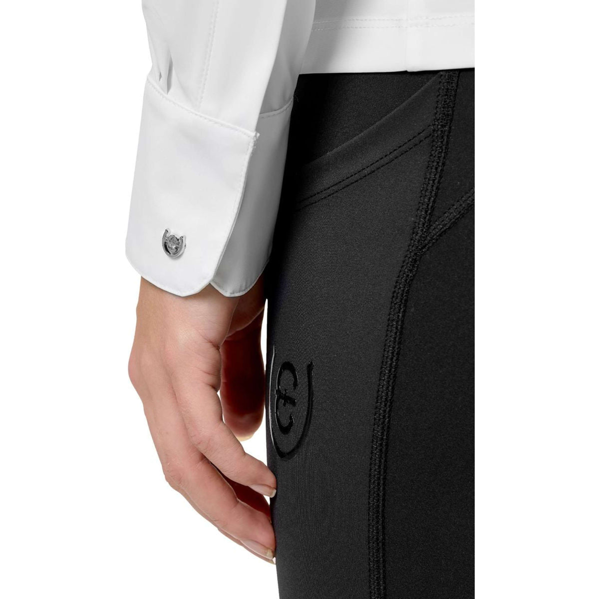 Equestrian Stockholm Turniershirt Performance Weiß