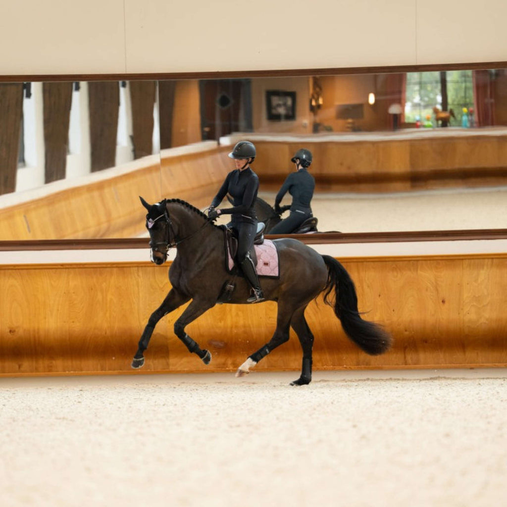 Equestrian Stockholm Schabracke Dressur Pink Glimmer