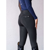 Equestrian Stockholm Reitleggings Premium Full Grip Schwarz