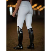 Equestrian Stockholm Reitleggings Premium Full Grip Weiß