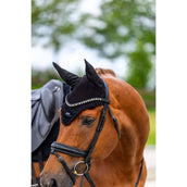Equestrian Stockholm Fliegenhaube Velvet Schwarz