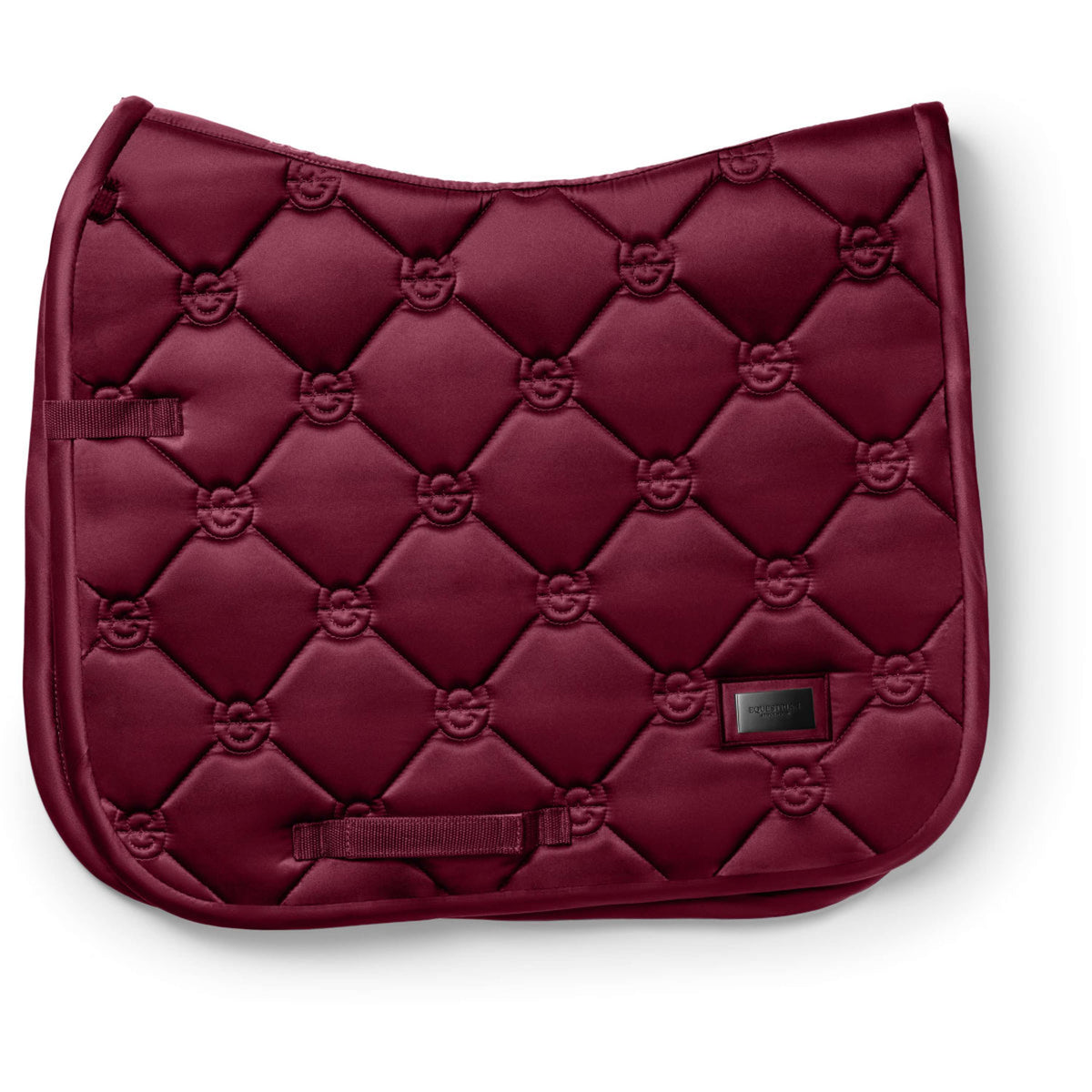 Equestrian Stockholm Schabracke Satin Dressur Merlot