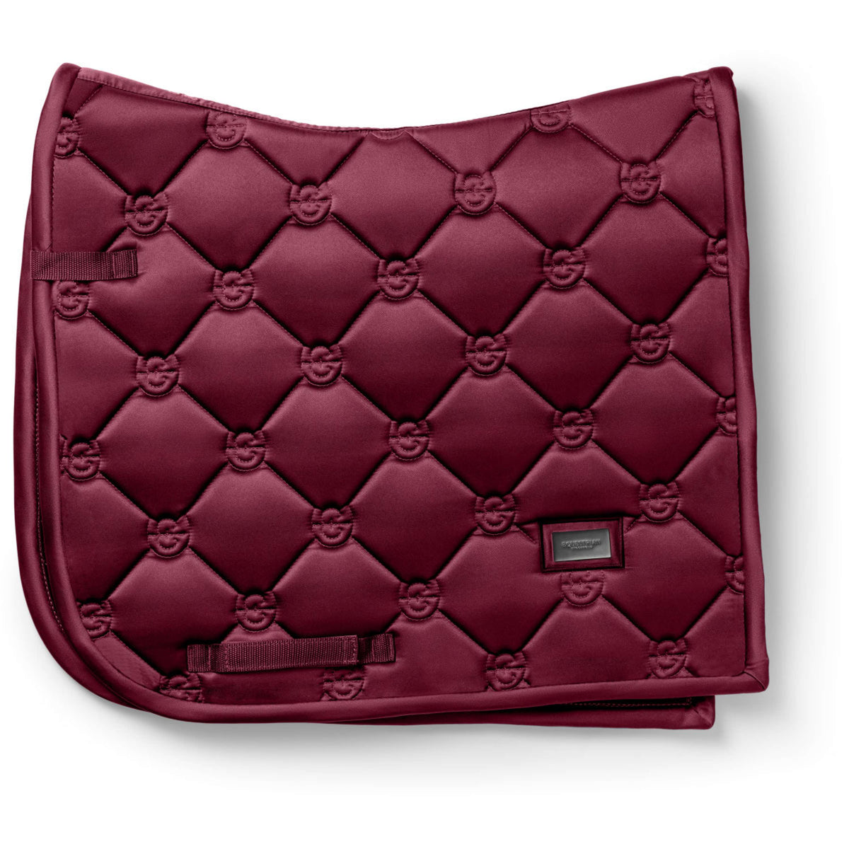 Equestrian Stockholm Schabracke Satin Dressur Merlot