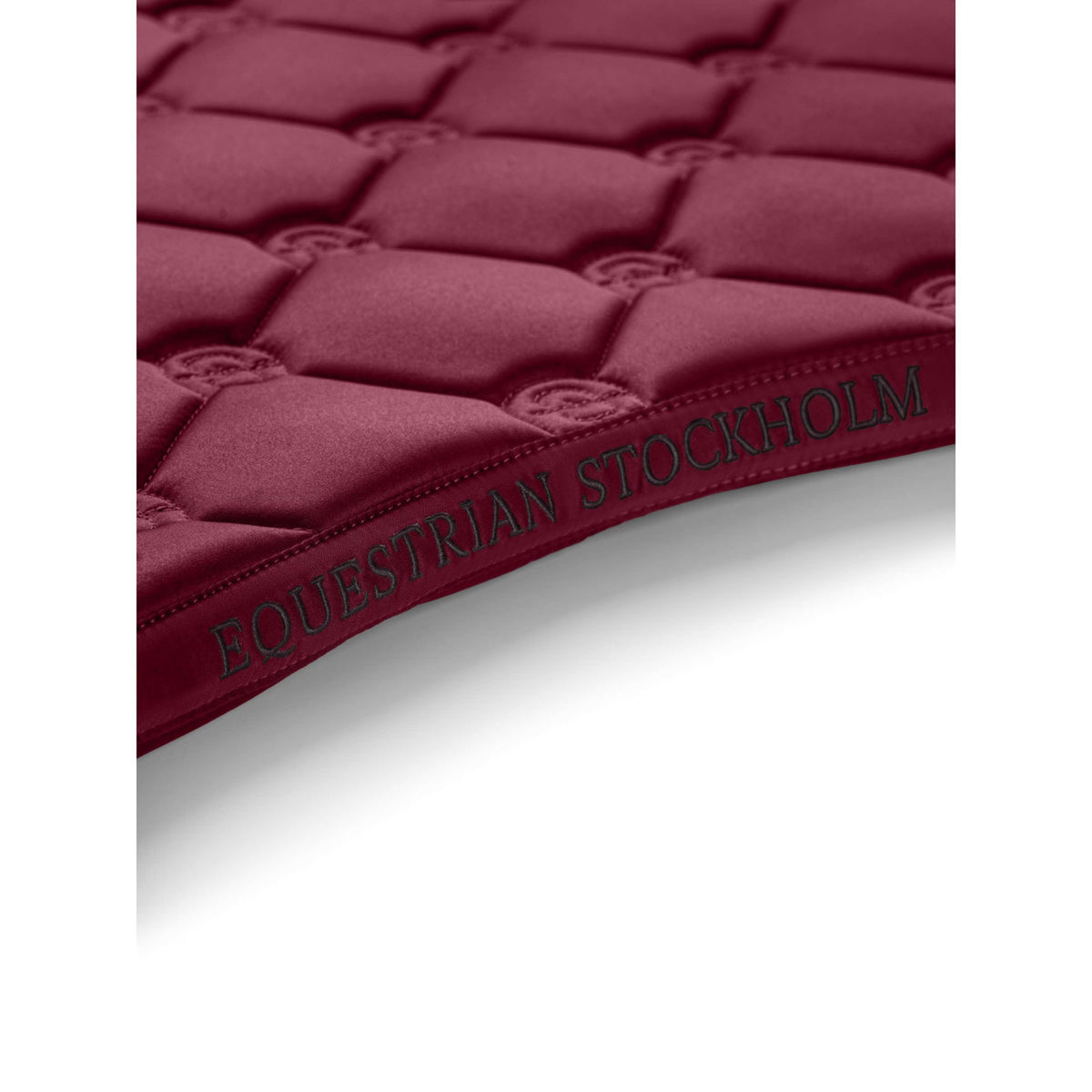 Equestrian Stockholm Schabracke Satin Dressur Merlot