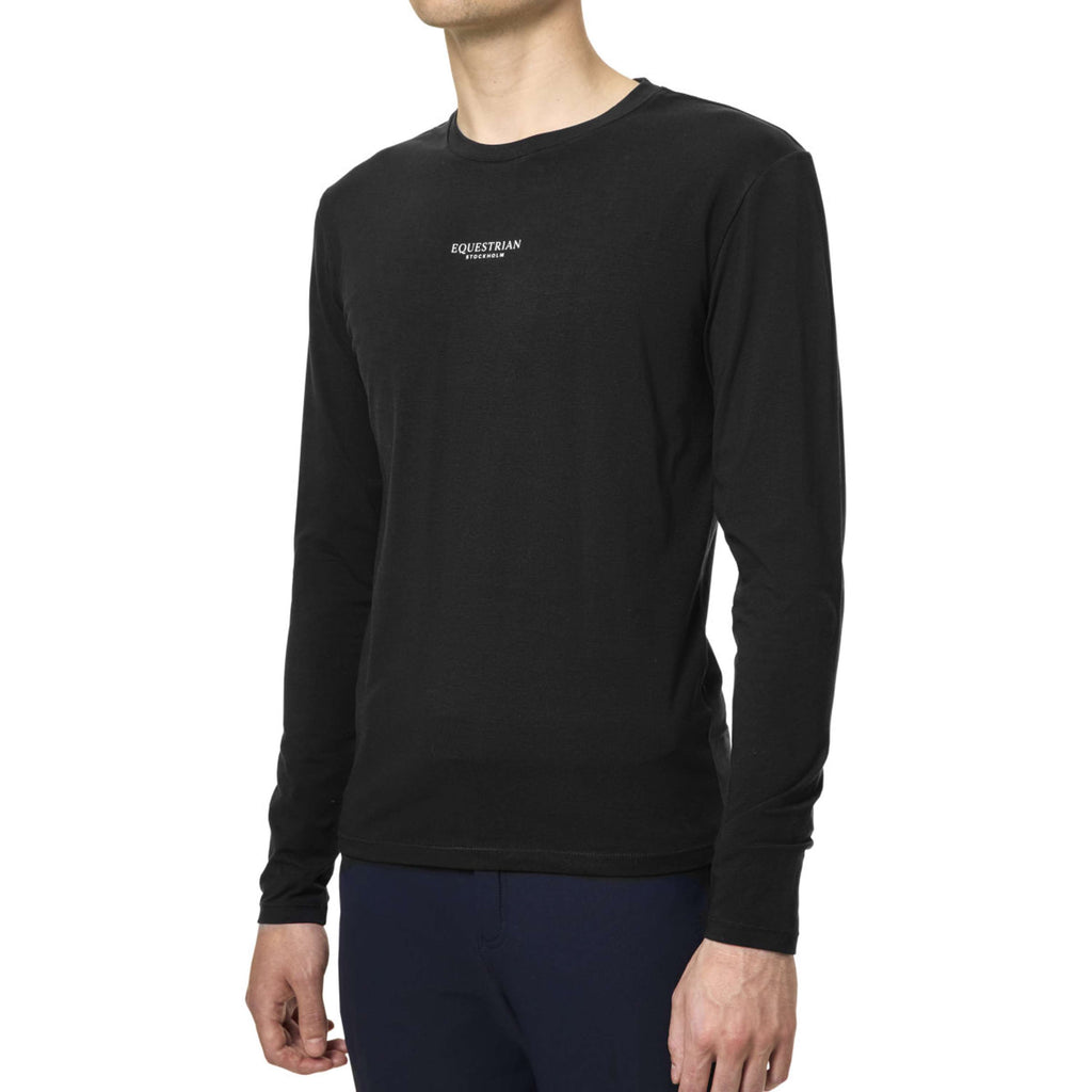 Equestrian Stockholm Shirt Soft Cotton Herren Schwarz