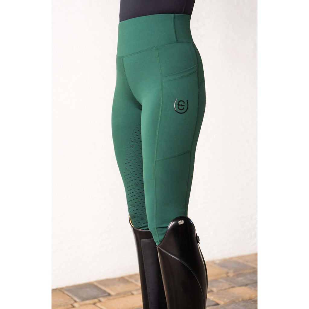 Equestrian Stockholm Reitleggings Movement Full Grip Sycamore Green