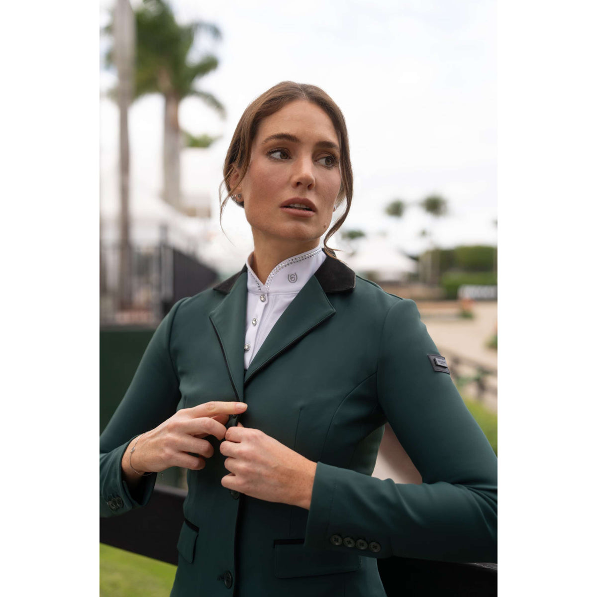 Equestrian Stockholm Turnierjacket Classic Sycamore Green
