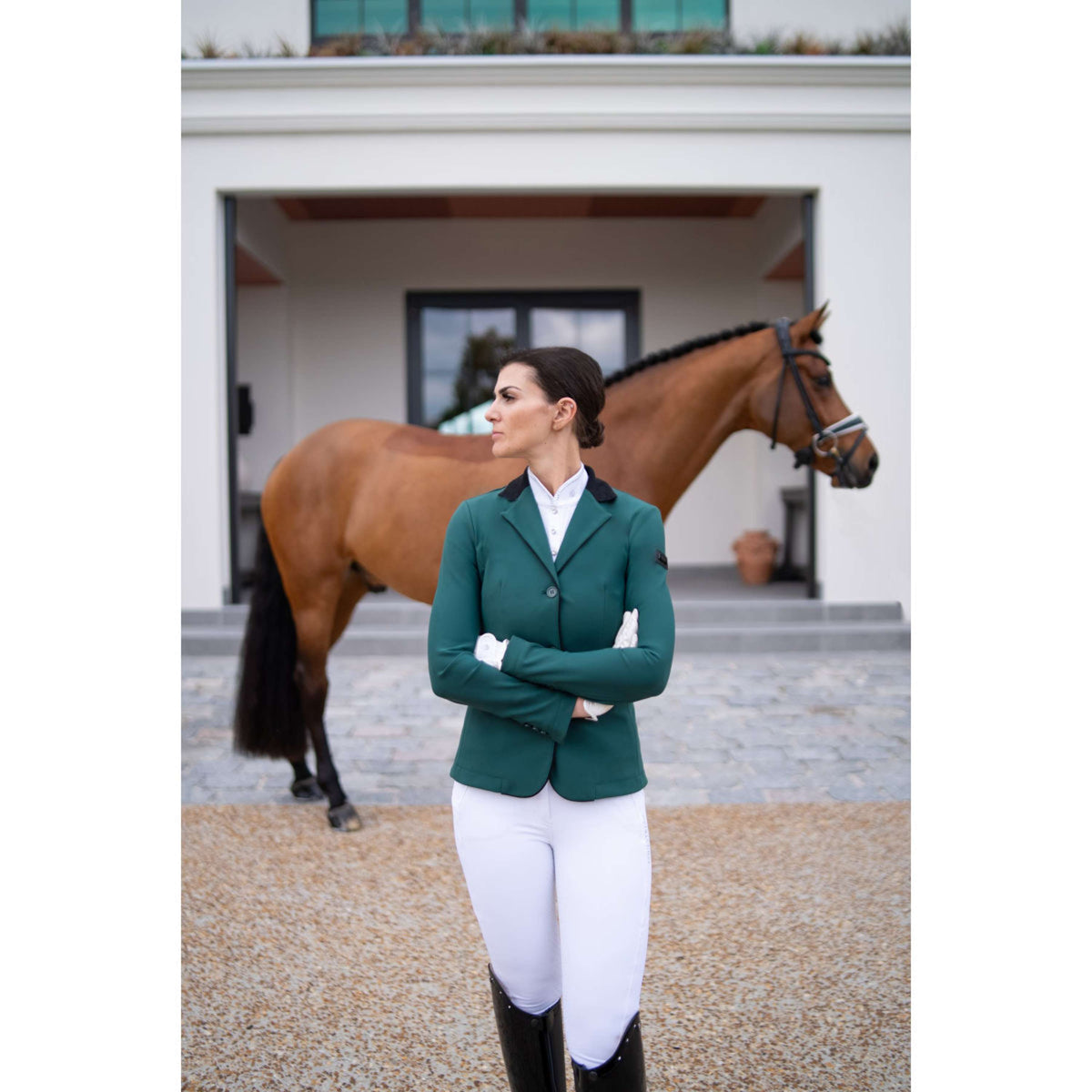 Equestrian Stockholm Turnierjacket Classic Sycamore Green
