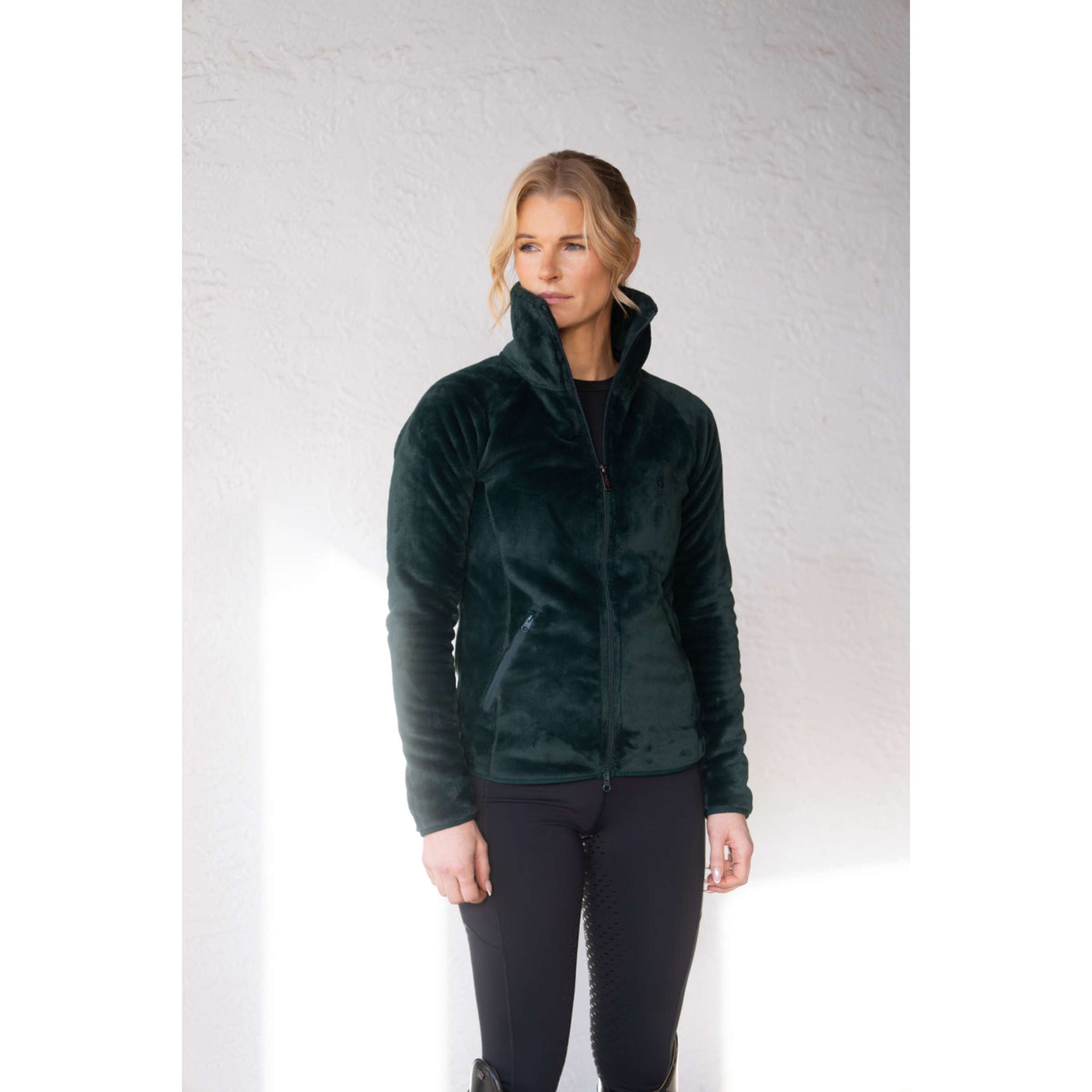 Equestrian Stockholm Fleecejacke Velvet Sycamore Green