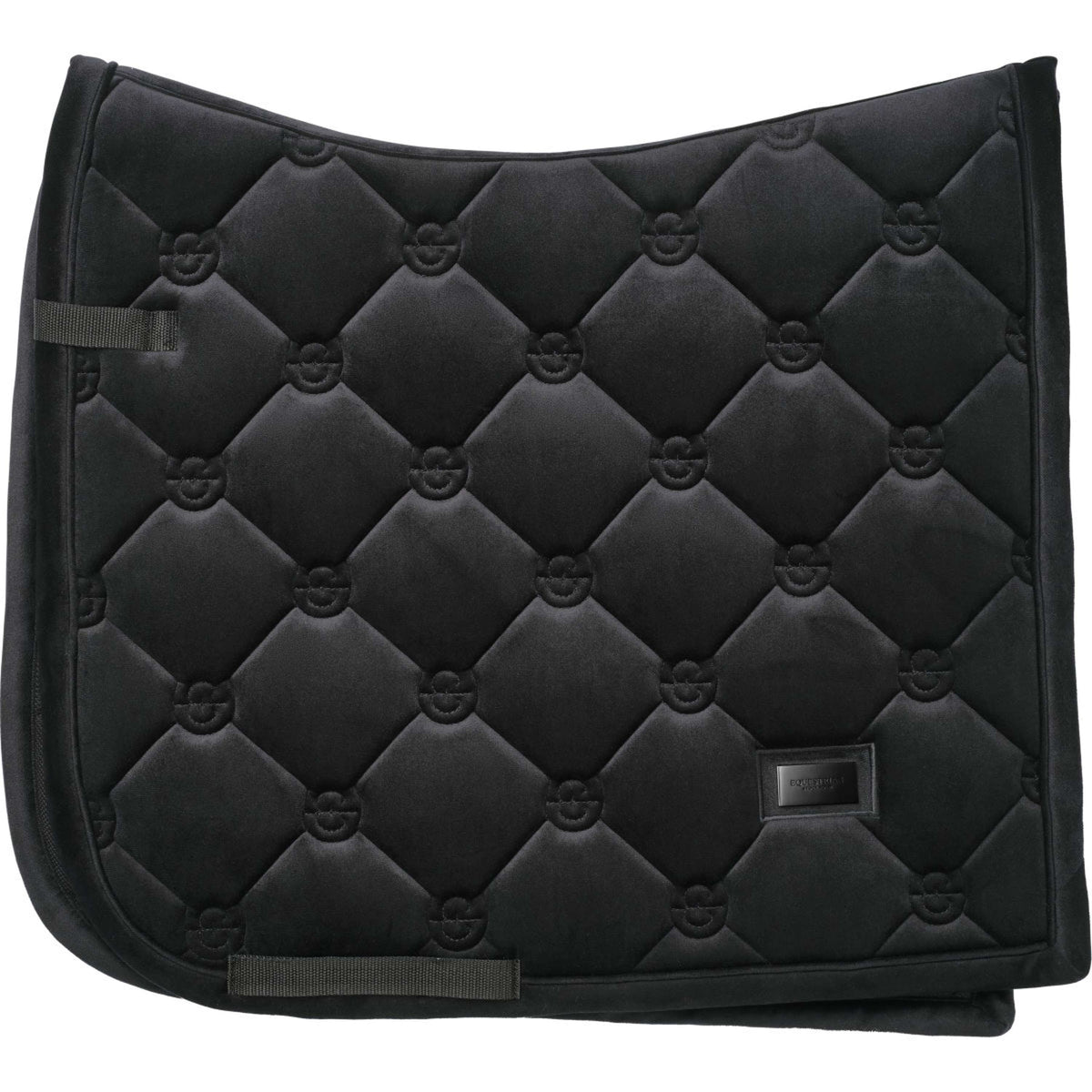 Equestrian Stockholm Schabracke Velvet Dressur Schwarz