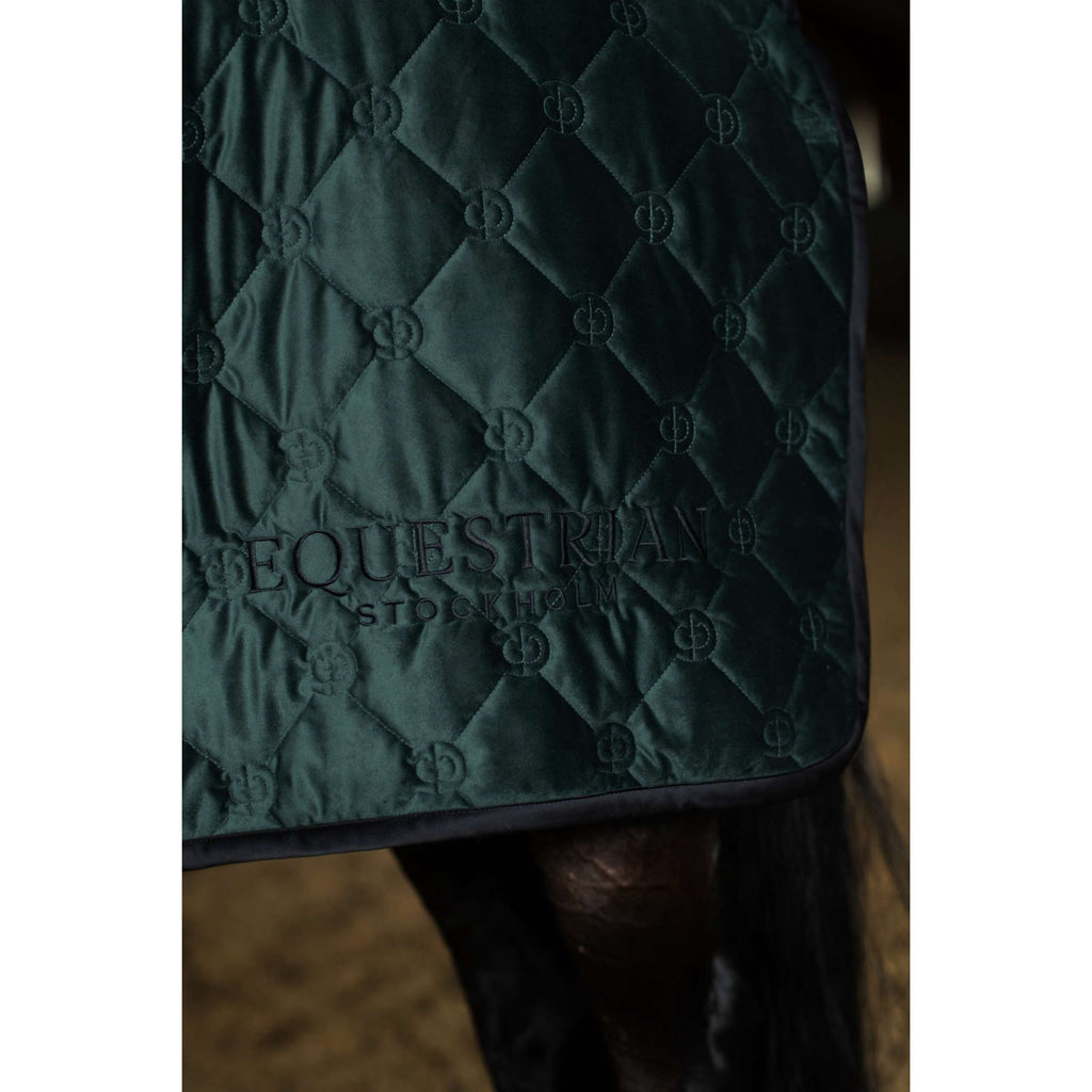 Equestrian Stockholm Fleecedecke Velvet Sycamore Green