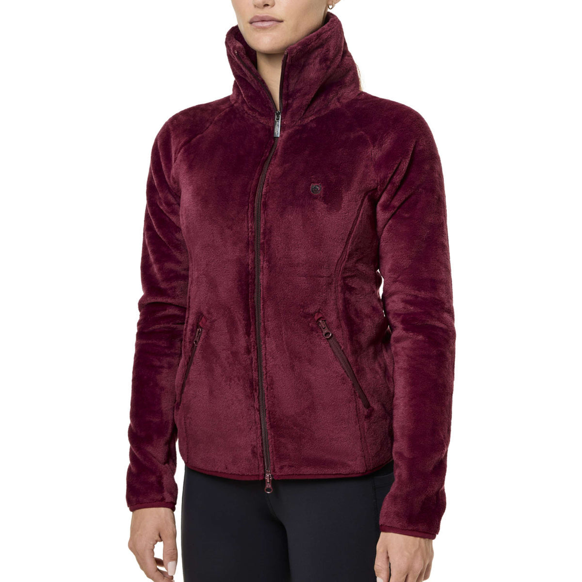 Equestrian Stockholm Fleecejacke Velvet Merlot