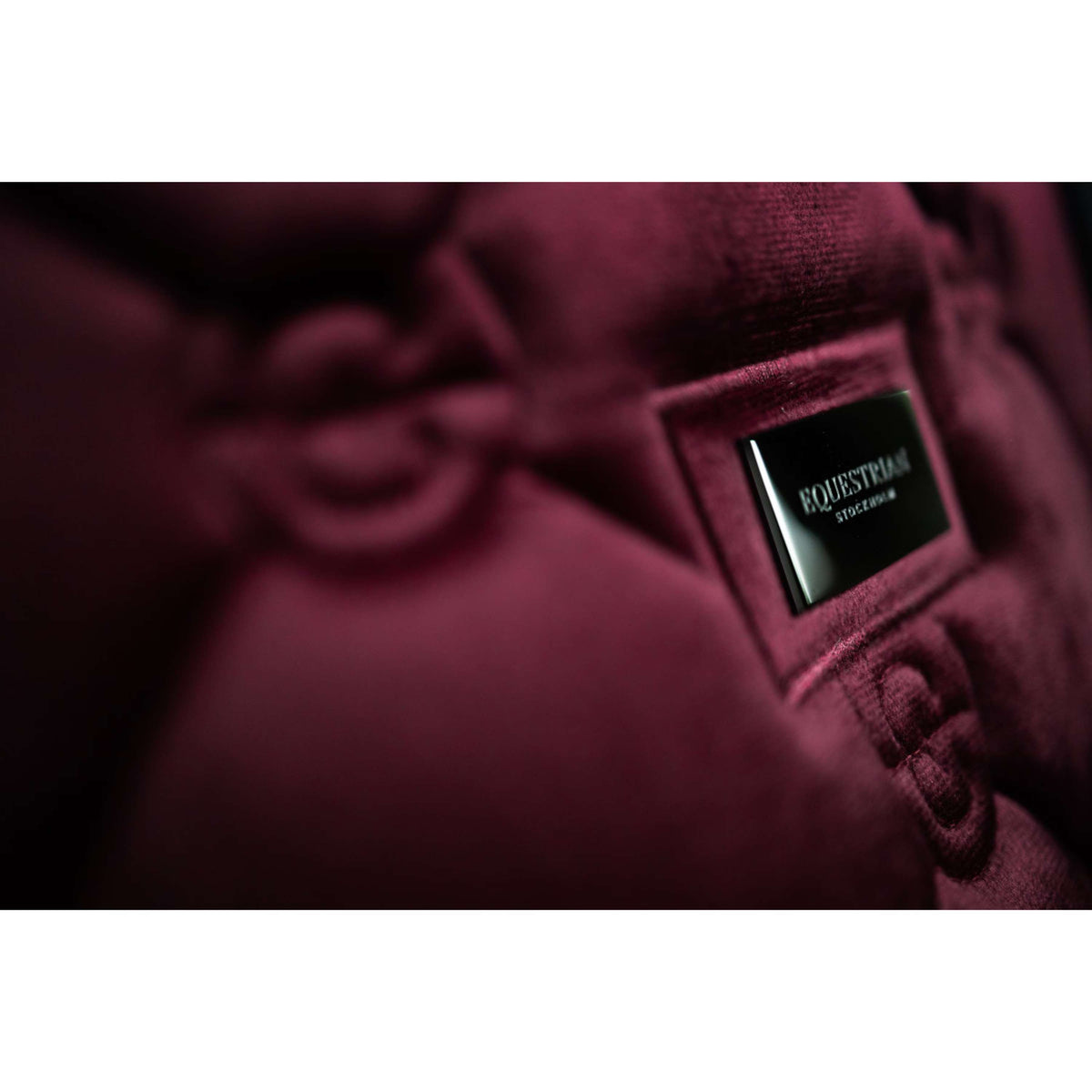Equestrian Stockholm Schabracke Velvet Springen Merlot