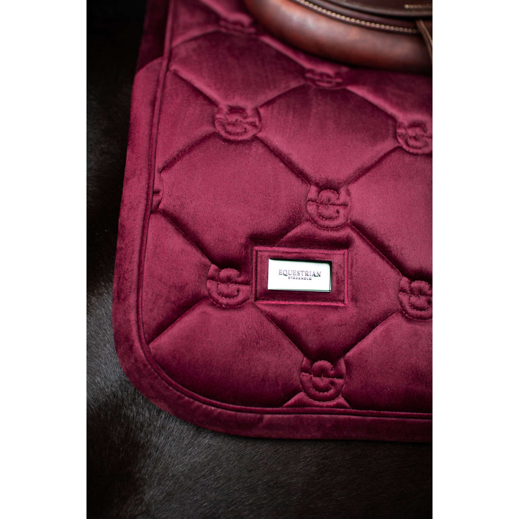Equestrian Stockholm Schabracke Velvet Springen Merlot