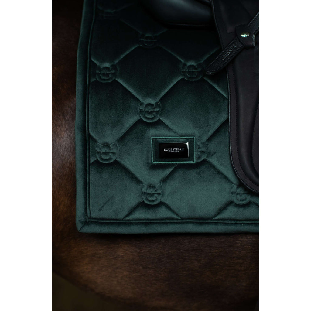 Equestrian Stockholm Schabracke Velvet Dressur Sycamore Green