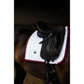 Equestrian Stockholm Schabracke Modern Dressur Weiß/Merlot