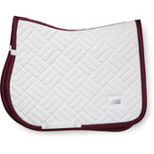 Equestrian Stockholm Schabracke Modern Springen Weiß/Merlot