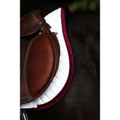 Equestrian Stockholm Schabracke Modern Springen Weiß/Merlot
