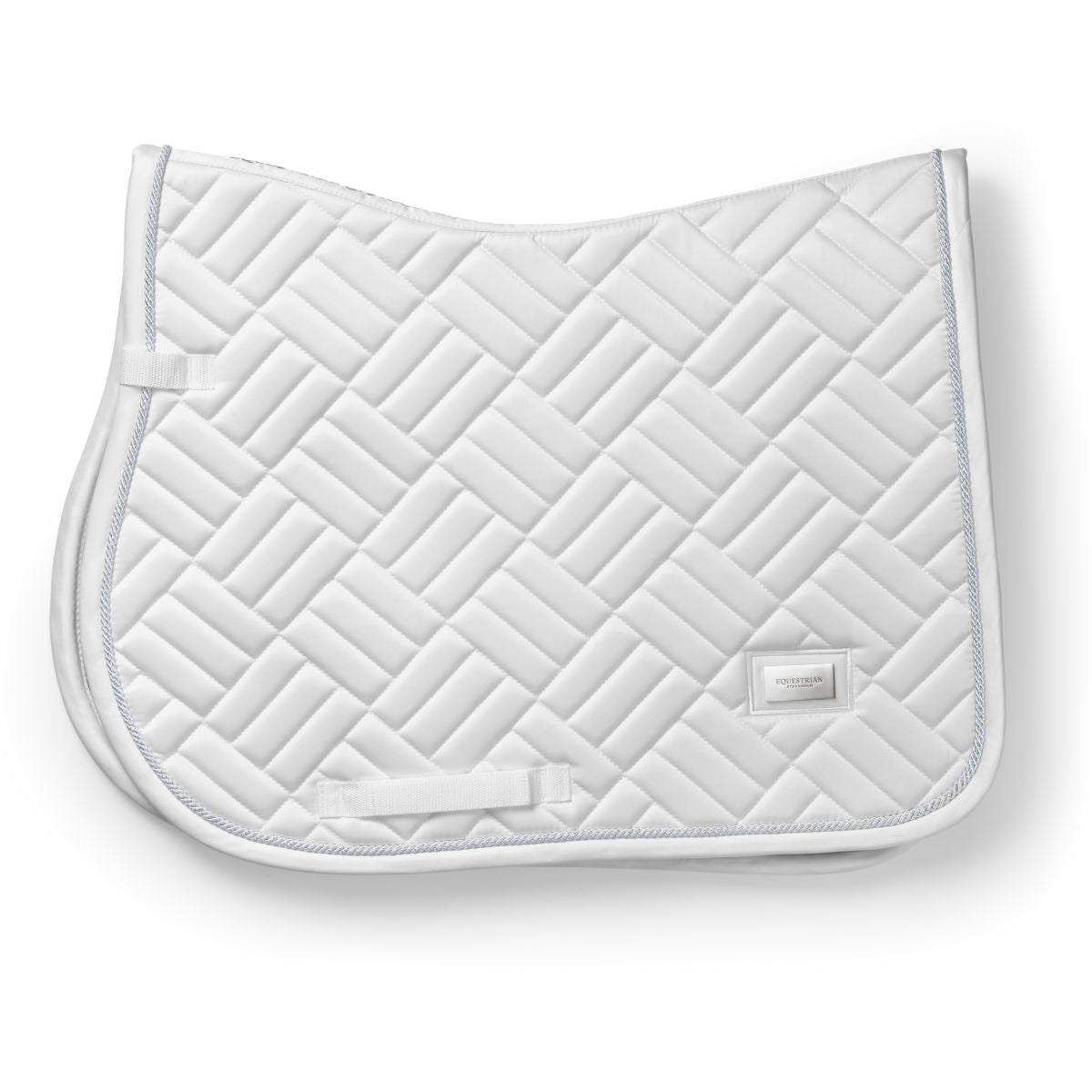 Equestrian Stockholm Schabracke Modern Springen White Silver