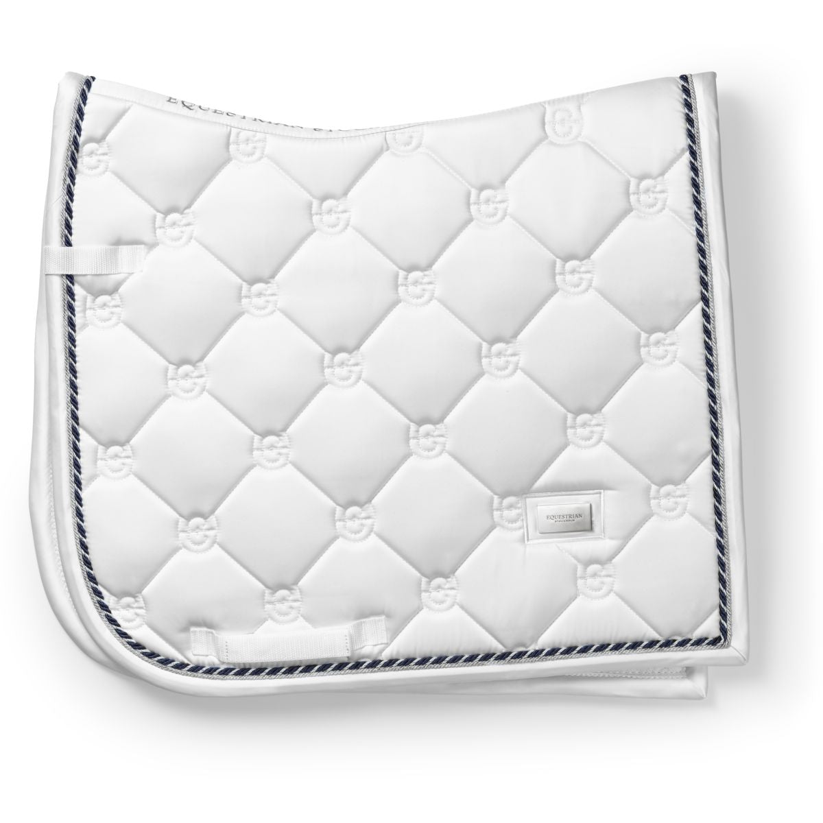 Equestrian Stockholm Schabracke Dressur White Silver