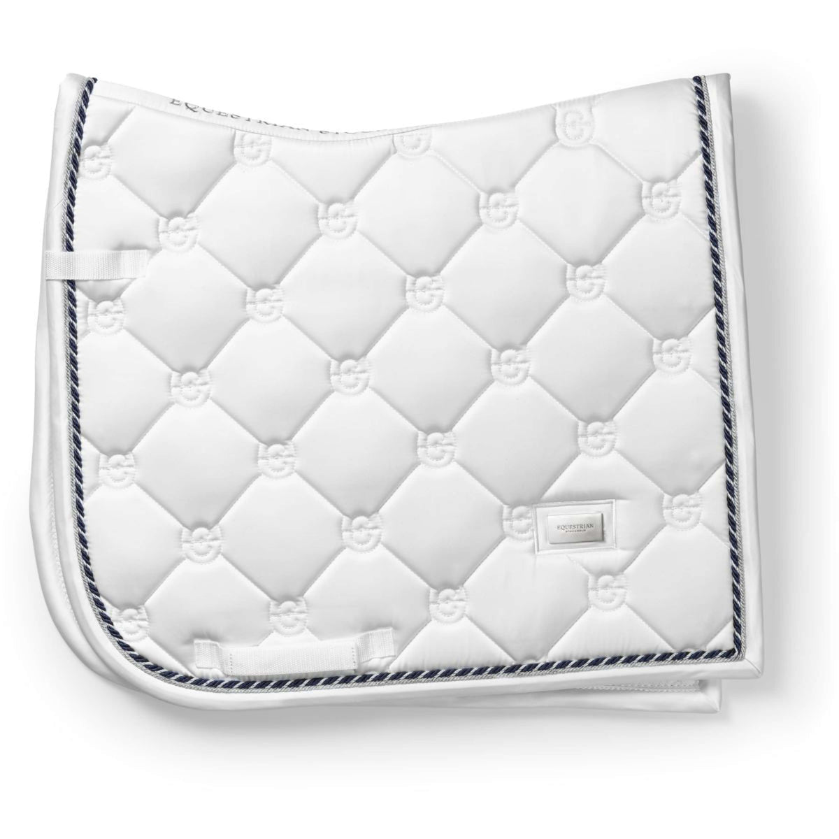 Equestrian Stockholm Schabracke Dressur White Silver