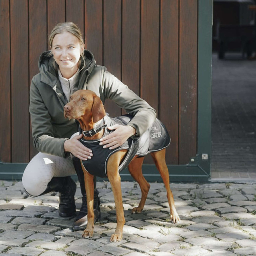 Hunter x Eskadron Hunde Wintermantel Vario Schwarz