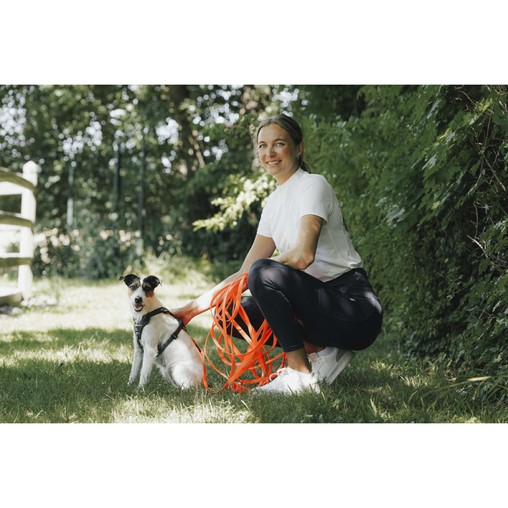 Hunter x Eskadron Hundeleine Spark Tracking Neonorange
