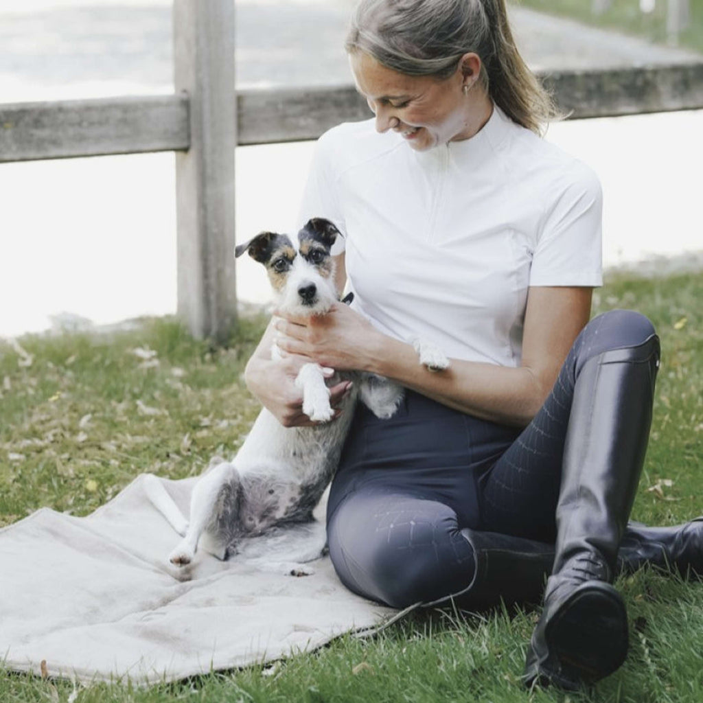 Hunter x Eskadron Hunde Reisdecke Voyage Taupe