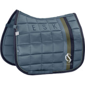 Eskadron Schabracke Classic Sports Big Square Mattgloss Dressur Steel Blue