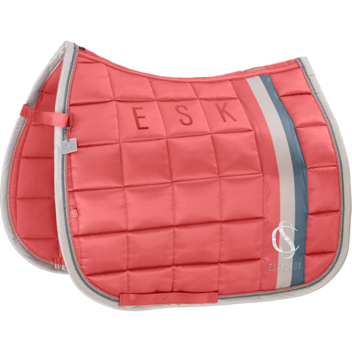 Eskadron Schabracke Classic Sports Big Square Mattgloss Dressur Coral Blossom