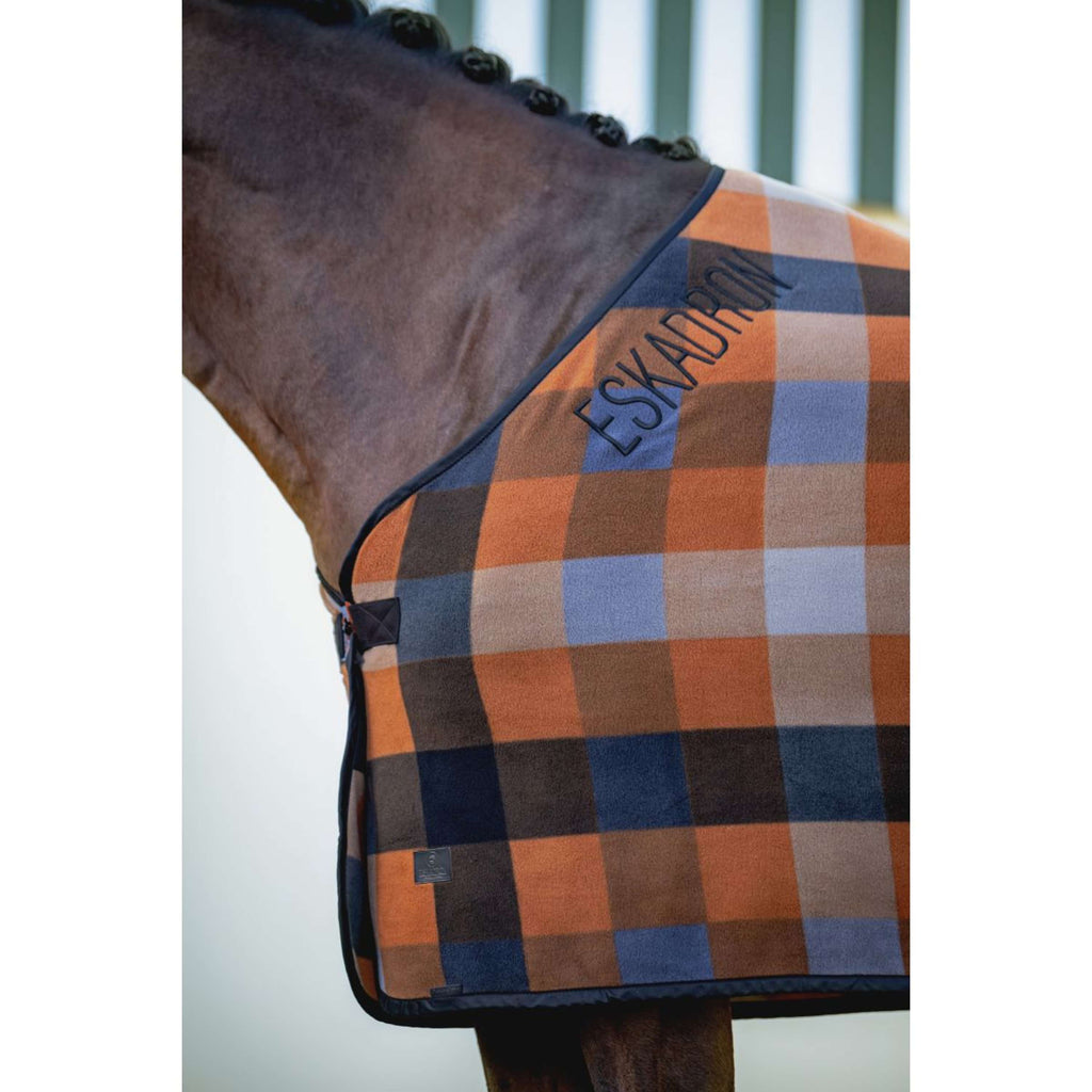 Eskadron Abschwitzdecke Platinum '26 Check Black/Pale/Amber