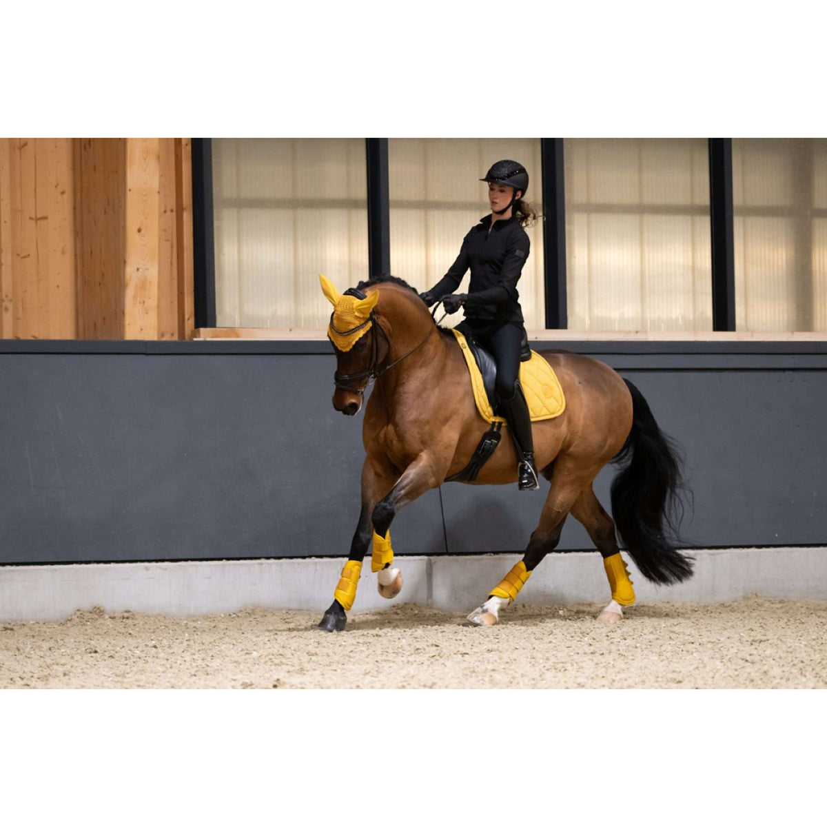 Eskadron Fliegenhaube Pearls Platinum '25 Golden Yellow