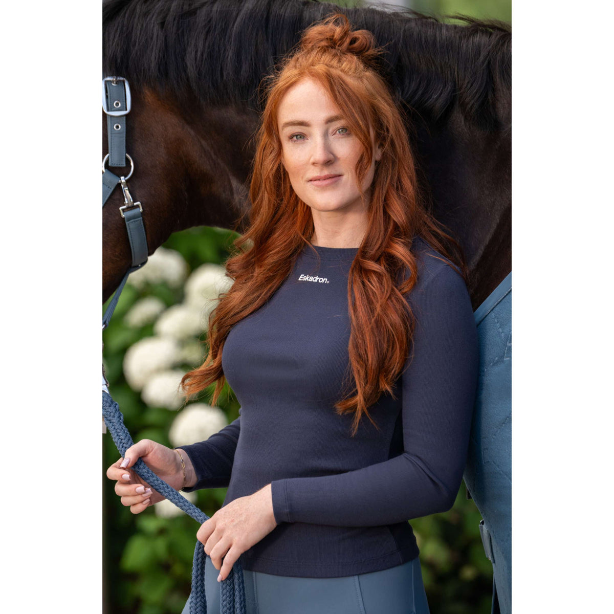 Eskadron Langarm Classic Sports Rib Navy