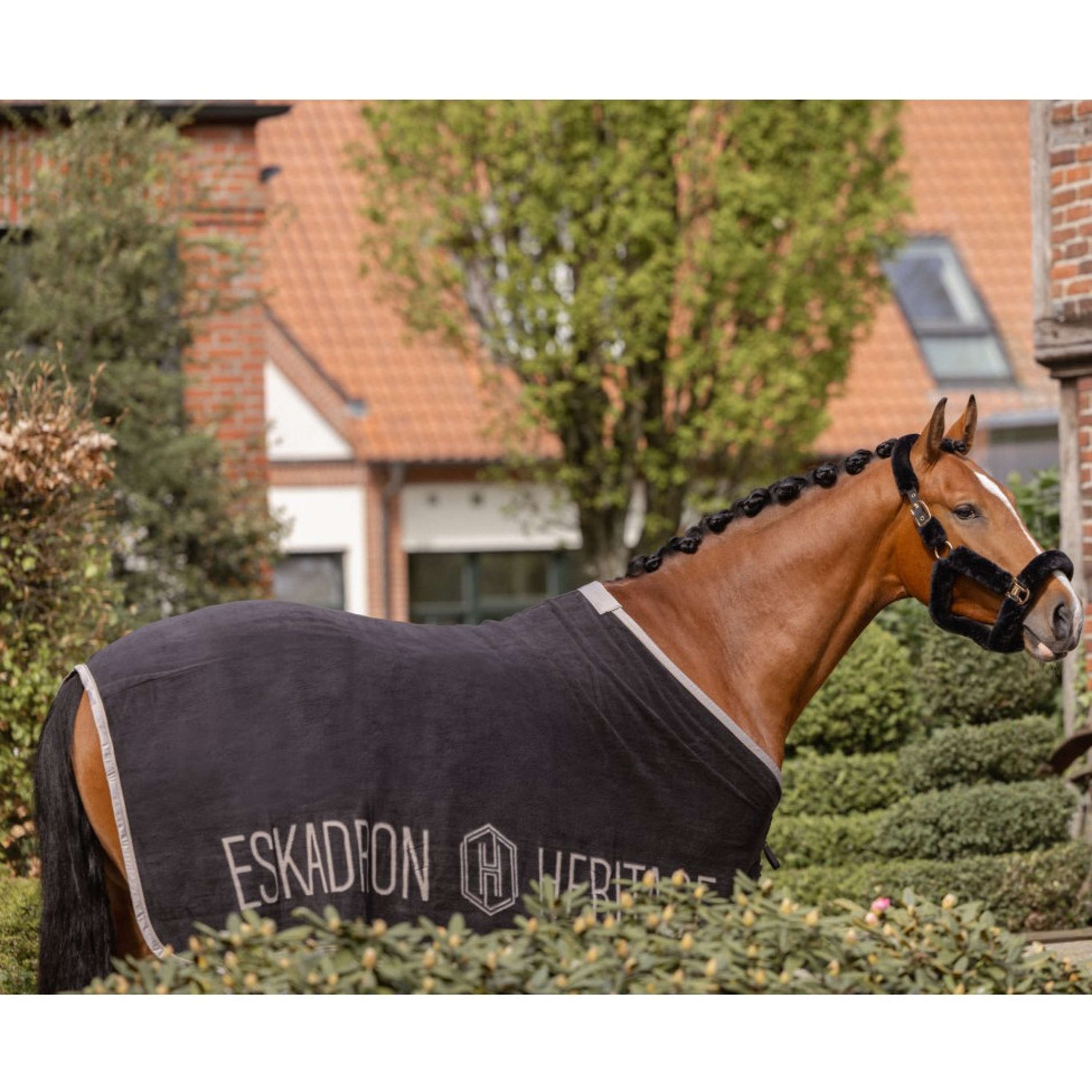 Eskadron Abschwitzdecke Heritage Fleece Schwarz