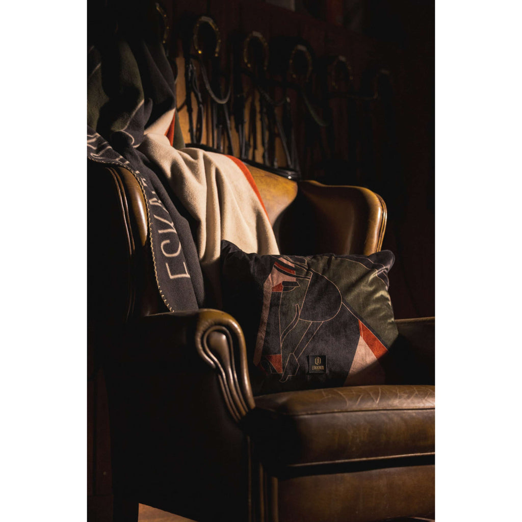Eskadron Decke Heritage Schwarz/Deep Moss/Merlot/Ash